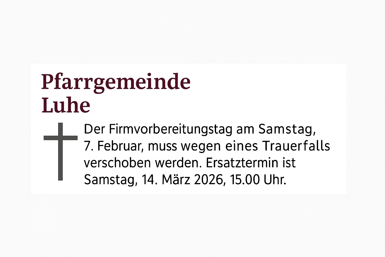 Firmvorbereitung